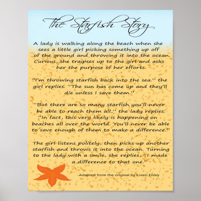 The Starfish Story poster (Front)