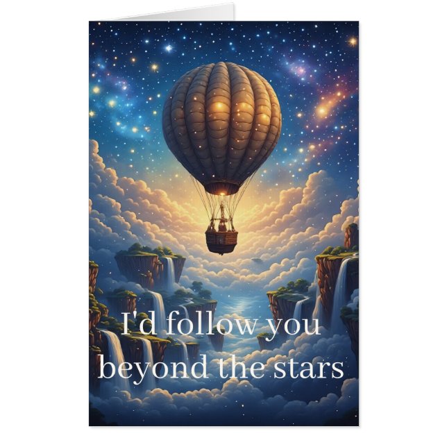 The Starlight Balloon Card (Front)