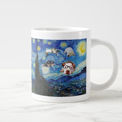 The Starry Fun Night    Giant Coffee Mug