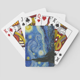The Starry Night, 1889 by Vincent van Gogh Poker Cards