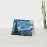 The Starry Night (1889) by Vincent Van Gogh Thank You Card<br><div class="desc">Famous painters of all time</div>