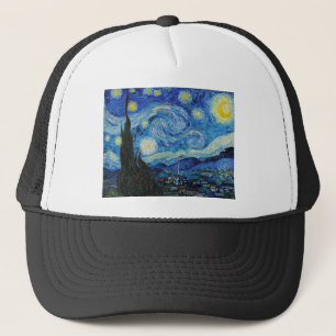 The Starry Night (1889) by Vincent Van Gogh Trucker Hat