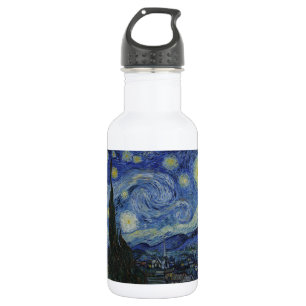 The Starry Night 1889 Vincent van Gogh Stainless Steel Water Bottle