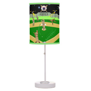 The Starry Night Baseball Field Story Lamp