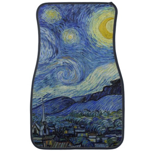 The Starry Night by Van Gogh Car Floor Mat