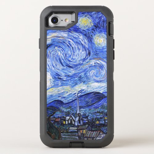 The Starry Night by Van Gogh OtterBox Defender iPhone SE87 Case