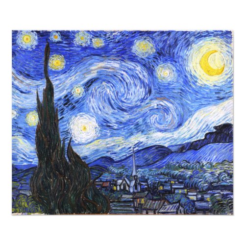 The Starry Night by Van Gogh Photo Print