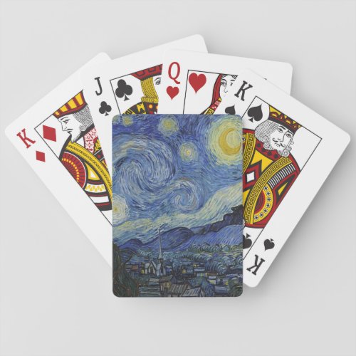 The Starry Night by Van Gogh  Poker Cards