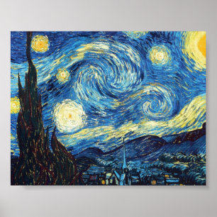 The Starry Night by Van Gogh Poster