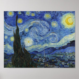 The Starry Night by Van Gogh Poster