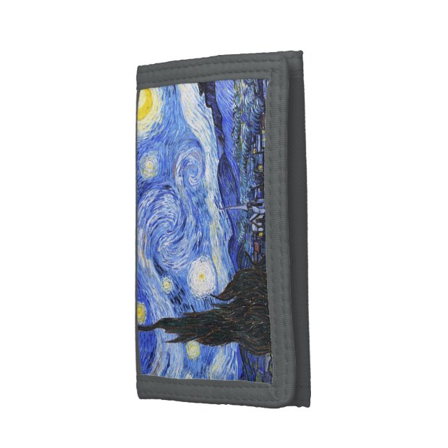 The Starry Night by Van Gogh Tri-fold Wallet (Side)