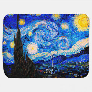 The Starry Night by Vincent Van Gogh  Baby Blanket