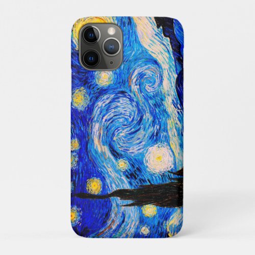 The Starry Night by Vincent Van Gogh iPhone 11 Pro Case