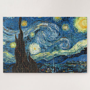 The Starry Night by Vincent Van Gogh Jigsaw Puzzle