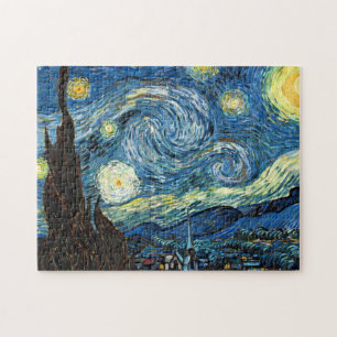 The Starry Night by Vincent Van Gogh Jigsaw Puzzle