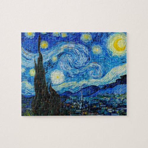 The Starry Night by Vincent Van Gogh  Jigsaw Puzzle