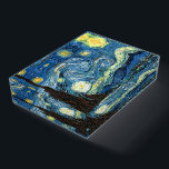 The Starry Night by Vincent Van Gogh Paperweight<br><div class="desc">The Starry Night is one of the world's most recognized works of art. This painting demonstrates his vision about those hours of the day. “I often think that the night is more vivid and richer in color than the day.” With these words, van Gogh announced in a letter to his...</div>