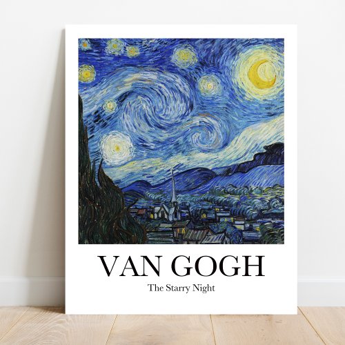 The Starry Night by Vincent van Gogh Poster