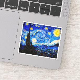 The Starry Night by Vincent Van Gogh Sticker