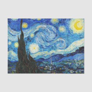 The Starry Night by Vincent Van Gogh Tissue Paper