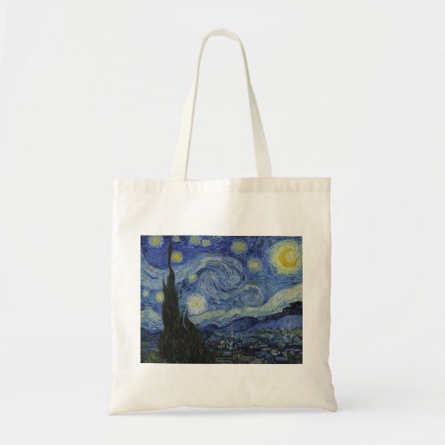 The Starry Night by Vincent van Gogh Tote Bag