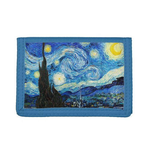 The Starry Night by Vincent Van Gogh  Trifold Wallet