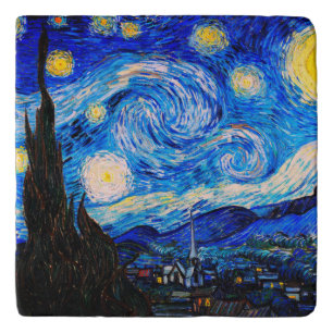 The Starry Night by Vincent Van Gogh  Trivet