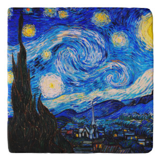 The Starry Night by Vincent Van Gogh Trivet