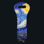The Starry Night by Vincent Van Gogh  Wine Bag<br><div class="desc">Vincent Van Gogh The Starry Night. This is an old masterpiece from the dutch master painter Vincent Van Gogh.This fine art landscape painting has beautiful,  vibrant,  saturated color. Vincent Van Gogh was a dutch post impressionist painter. This image is in the public domain</div>