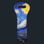The Starry Night by Vincent Van Gogh  Wine Bag<br><div class="desc">Vincent Van Gogh The Starry Night. This is an old masterpiece from the dutch master painter Vincent Van Gogh.This fine art landscape painting has beautiful,  vibrant,  saturated color. Vincent Van Gogh was a dutch post impressionist painter. This image is in the public domain</div>
