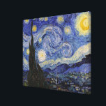 The Starry Night Canvas Print<br><div class="desc">The Starry Night by Vincent van Gogh, 1889.</div>
