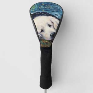 The starry night - Great Pyrenees Puppy Dog 003 - Golf Head Cover
