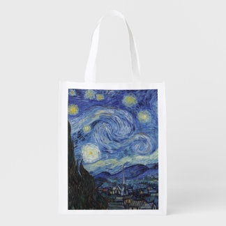 The Starry Night Grocery Bag