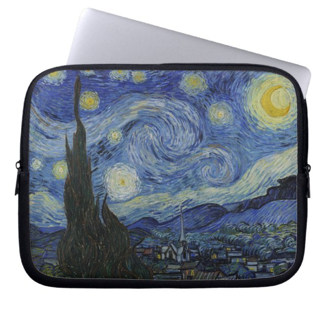 The Starry Night Laptop Sleeve (Front)
