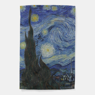 The Starry Night, oil painting, Vincent Van Gogh Garden Flag