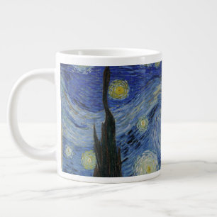 The Starry Night, oil painting, Vincent Van Gogh Giant Coffee Mug