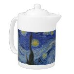 The Starry Night, oil painting, Vincent Van Gogh Teapot