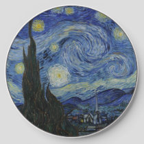 The Starry Night, oil painting, Vincent Van Gogh Wireless Charger