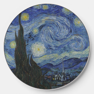 The Starry Night, oil painting, Vincent Van Gogh Wireless Charger