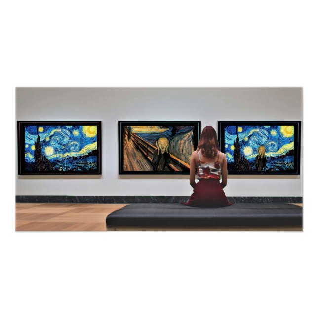 The Starry Night Scream. Poster (Front)