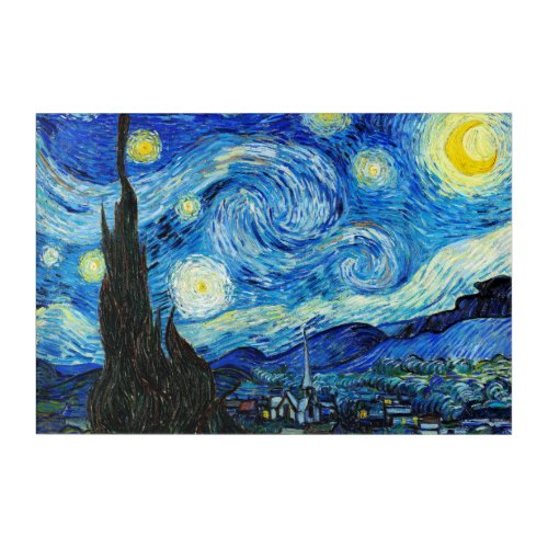 The Starry Night _ Van Gogh Acrylic Print