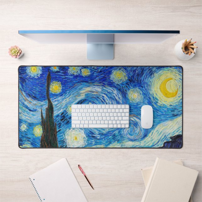 The Starry Night | Van Gogh | Desk Mat (Office 1)