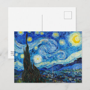 The Starry Night Van Gogh Postcard