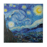 The Starry Night Vincent Van Gogh Ceramic Tile<br><div class="desc">The Starry Night Vincent Van Gogh Ceramic Tile Ceramic tile is one of the most popular flooring materials used in residential and commercial spaces. Its durability, affordability and variety of colors and textures make it a great choice for creating a unique look in any space. With proper installation and care,...</div>