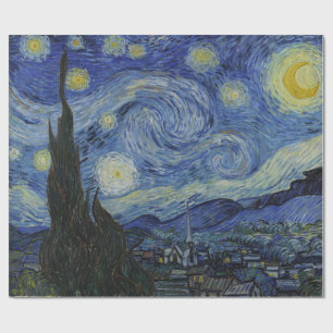The Starry Night (Vincent van Gogh) (Famous Art) Wrapping Paper