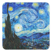 The Starry Night Vincent Van Gogh landscape art