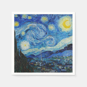 The Starry Night - Vincent Van Gogh Napkins