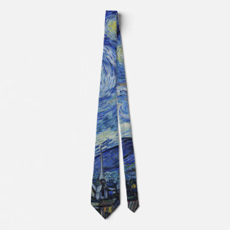 The Starry Night - Vincent Van Gogh Neck Tie