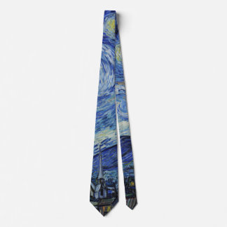 The Starry Night - Vincent Van Gogh Neck Tie