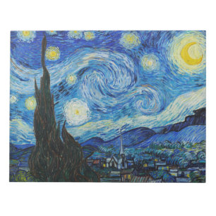 The Starry Night - Vincent Van Gogh Notepad